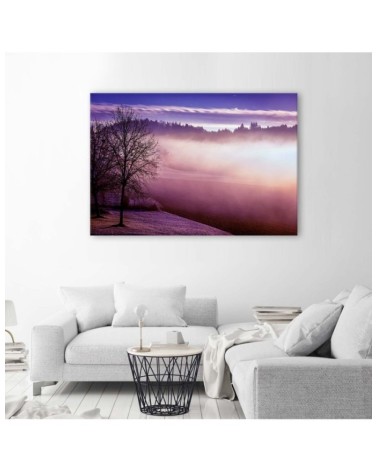 Leinwandbild - Nebel über dem See | Feeby