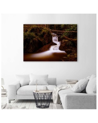 Leinwandbild modern - Märchenhafter Wasserfall | Feeby