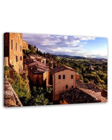 Canvas painting for living room - Tuscany Italy | FEEBY