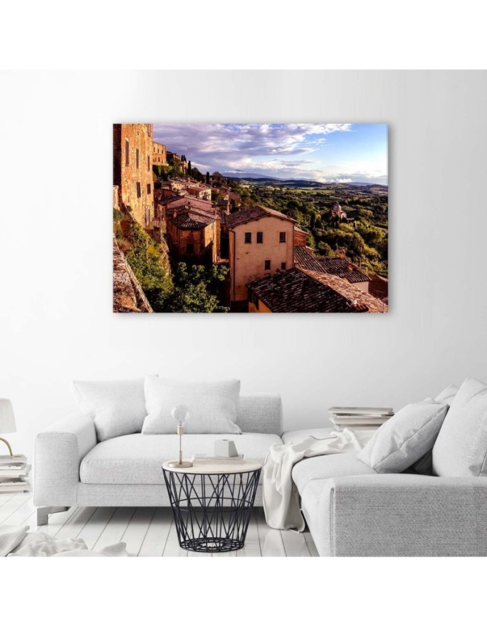 Canvas painting for living room - Tuscany Italy | FEEBY