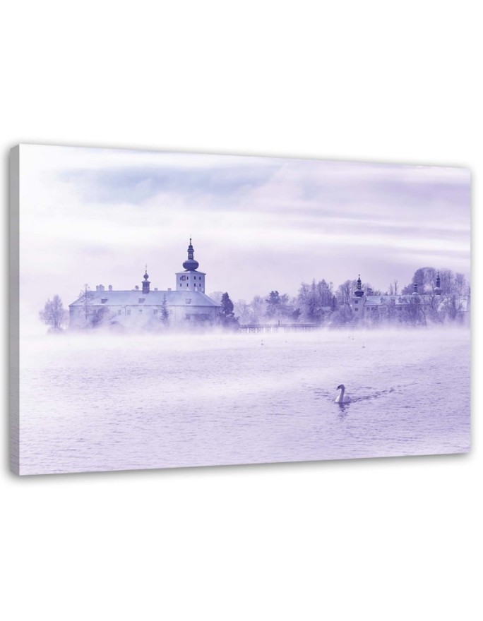 Leinwandbild - Nebliger See | Feeby