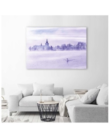 Leinwandbild - Nebliger See | Feeby