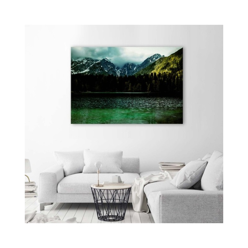 Bild auf Leinwand - Berge in den Wolken | Feeby