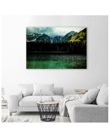Bild auf Leinwand - Berge in den Wolken | Feeby