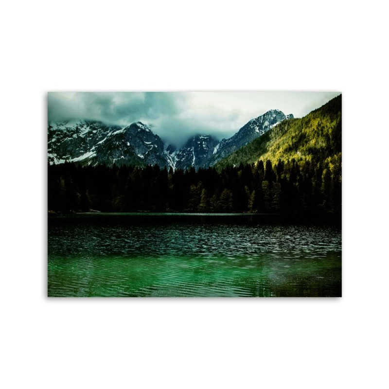 Bild auf Leinwand - Berge in den Wolken | Feeby