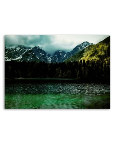 Bild auf Leinwand - Berge in den Wolken | Feeby