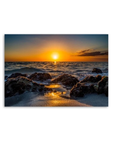 Modernes Wandbild - Steine am Meer | Feeby