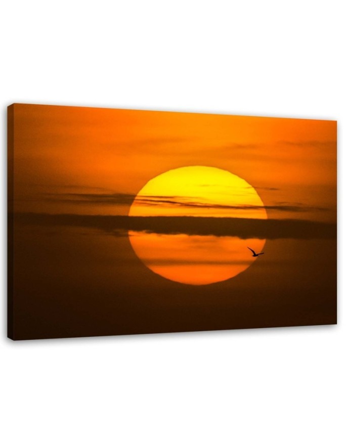 Dekoratives Leinwandbild - Sonnenuntergang | Feeby