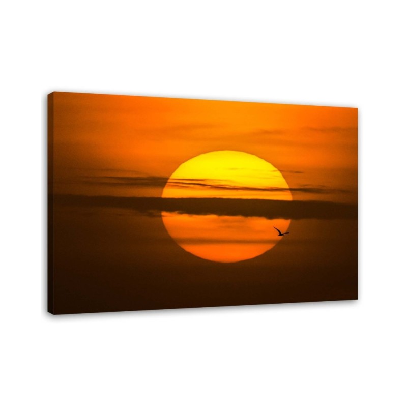 Dekoratives Leinwandbild - Sonnenuntergang | Feeby