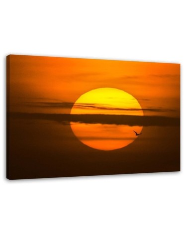 Dekoratives Leinwandbild - Sonnenuntergang | Feeby