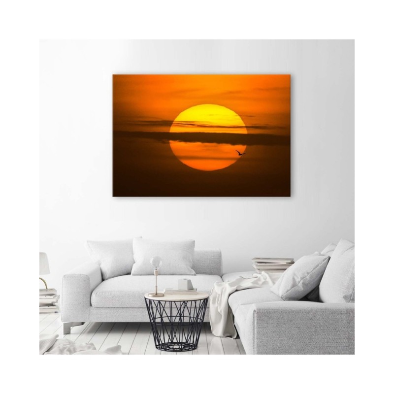 Dekoratives Leinwandbild - Sonnenuntergang | Feeby