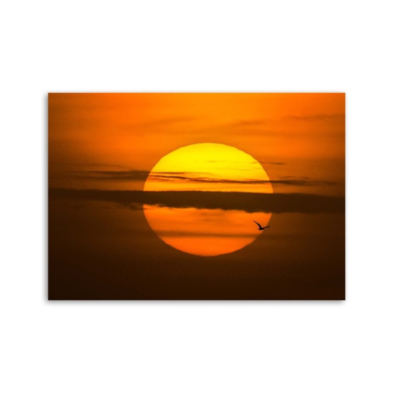 Dekoratives Leinwandbild - Sonnenuntergang | Feeby