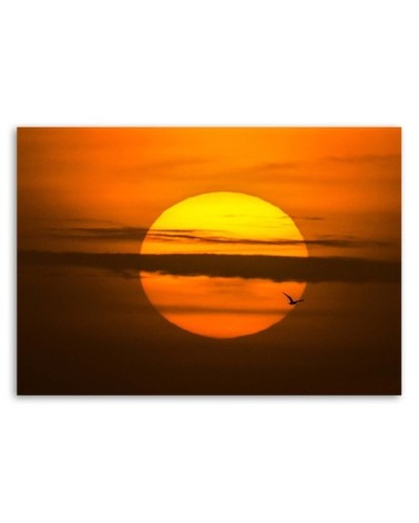 Dekoratives Leinwandbild - Sonnenuntergang | Feeby