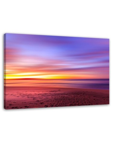 Sunset sky for living room - Modern Canvas painting for living room | FEEBY