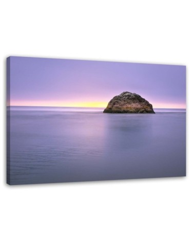 Canvas print modern - Rock in the middle of the sea | FEEBY