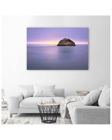 Leinwandbild - Felsen in der Mitte des Meeres | Feeby