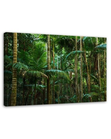 Leinwandbild - Grüne Palmen | Feeby