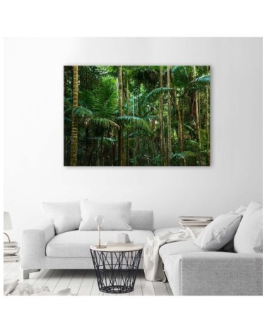 Leinwandbild - Grüne Palmen | Feeby