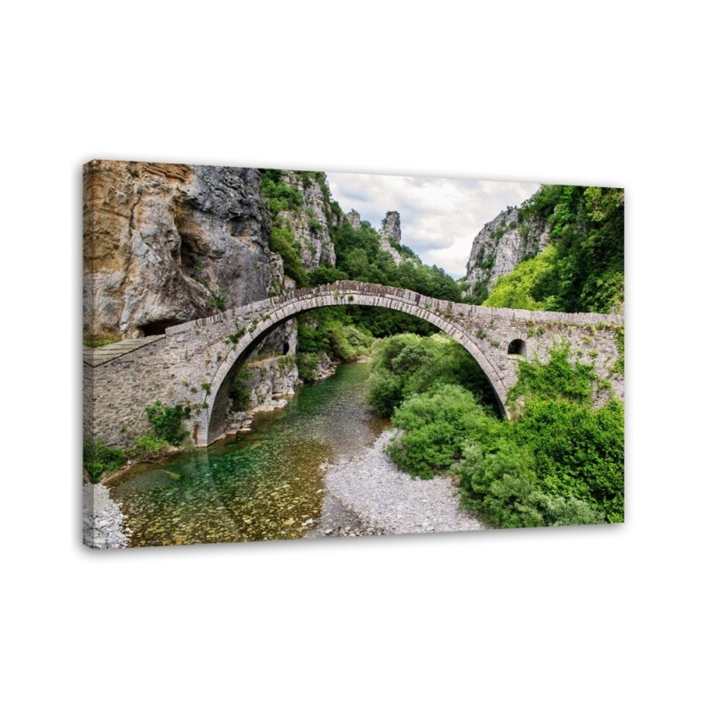 Dekoratives Leinwandbild - Alte Steinbrücke | Feeby