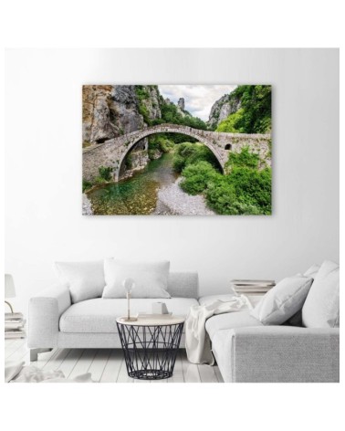 Dekoratives Leinwandbild - Alte Steinbrücke | Feeby