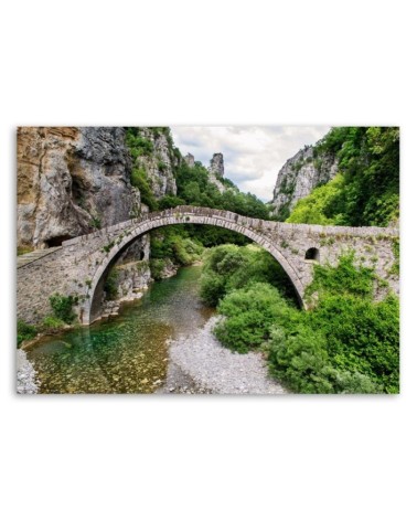 Dekoratives Leinwandbild - Alte Steinbrücke | Feeby