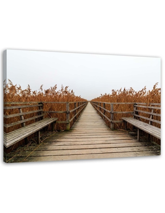 Bild auf Leinwand - Lange Brücke | Feeby