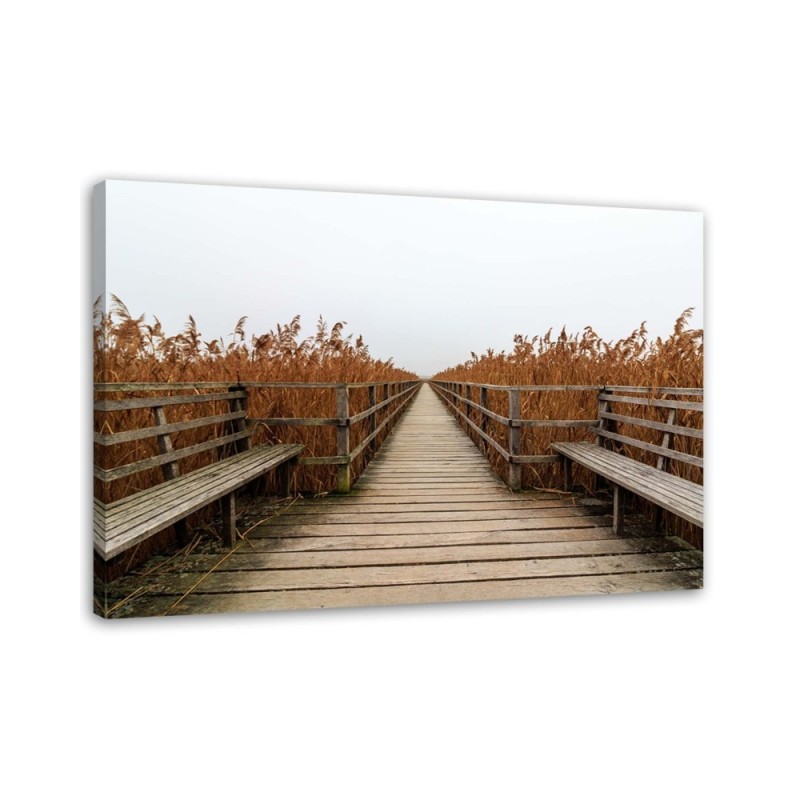 Bild auf Leinwand - Lange Brücke | Feeby