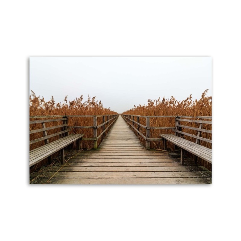 Bild auf Leinwand - Lange Brücke | Feeby