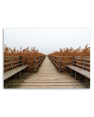 Bild auf Leinwand - Lange Brücke | Feeby