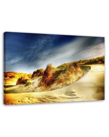 Modern bedroom Canvas painting - Dunes on the beach | FEEBY