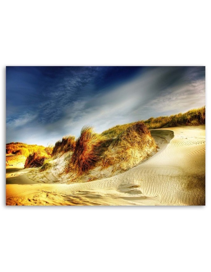 Modern bedroom Canvas painting - Dunes on the beach | FEEBY