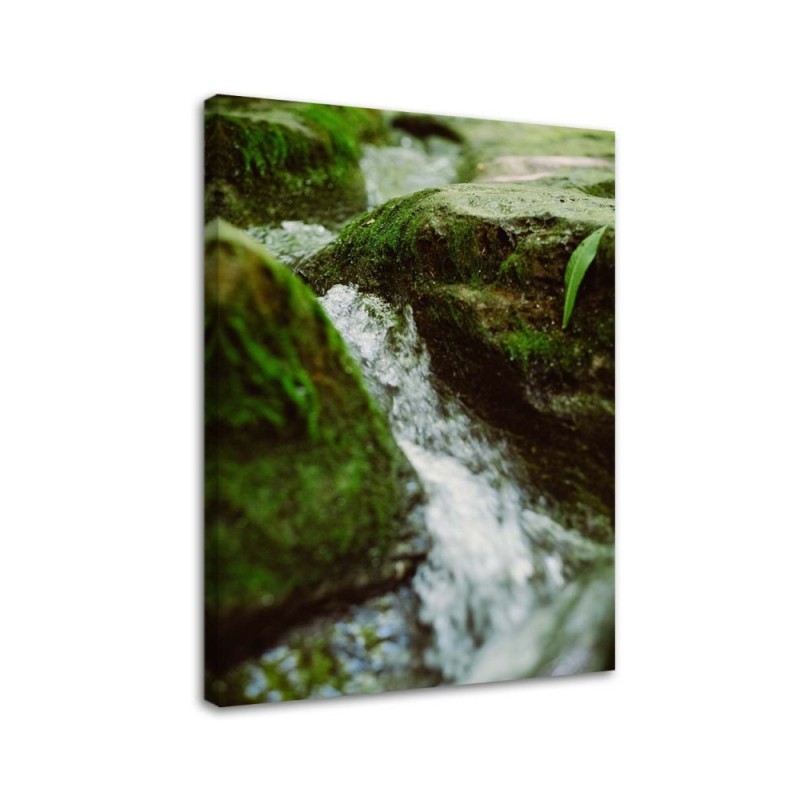 Bild auf Leinwand - Rauschender Fluss | Feeby