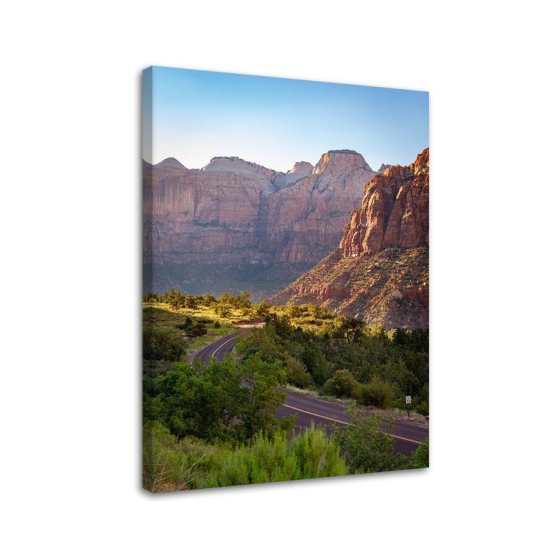 Leinwandbild modern - Bergstraße | Feeby