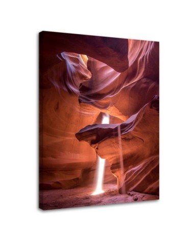 Modernes Wandbild - Licht in einer Höhle | Feeby