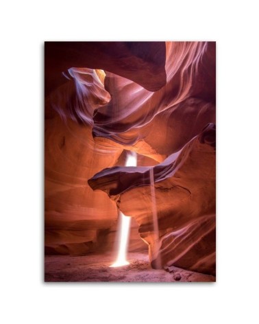 Modernes Wandbild - Licht in einer Höhle | Feeby