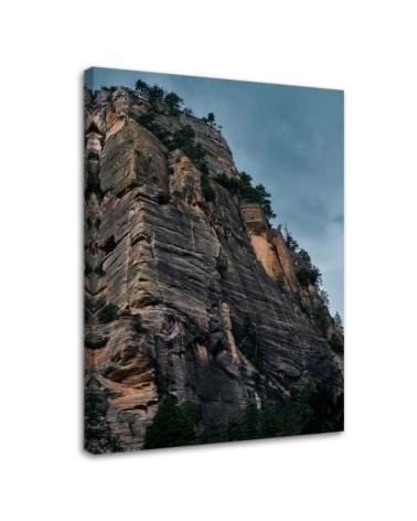 Leinwandbild - Hohe Felsen | Feeby