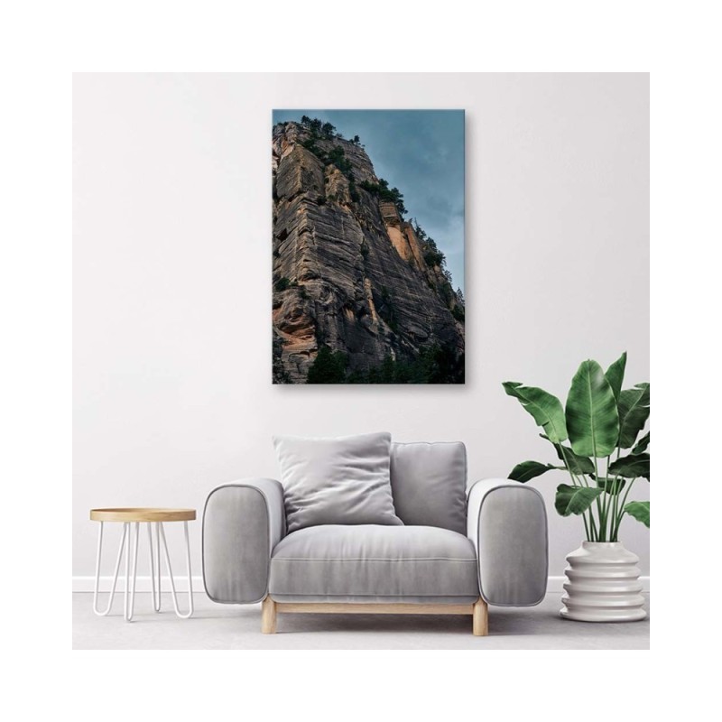 Leinwandbild - Hohe Felsen | Feeby