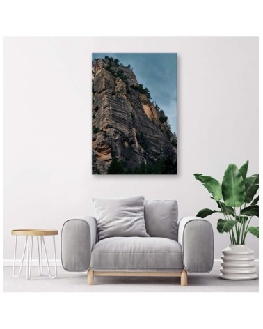 Leinwandbild - Hohe Felsen | Feeby