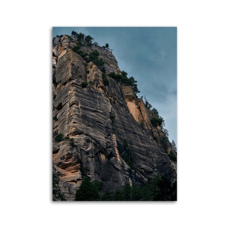 Leinwandbild - Hohe Felsen | Feeby