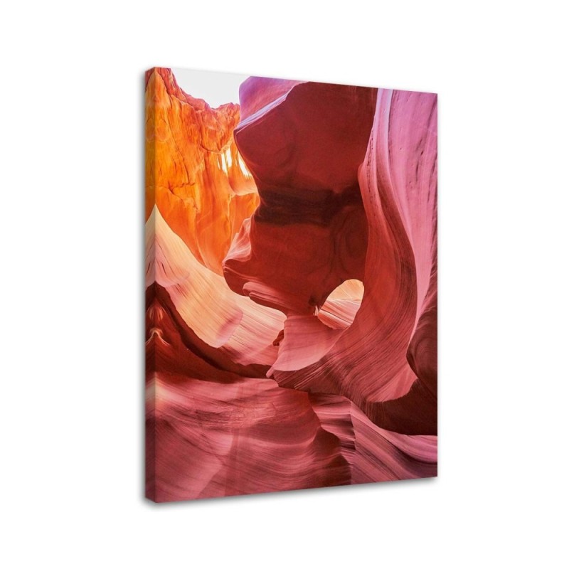 Leinwandbild - Rote Felsen | Feeby