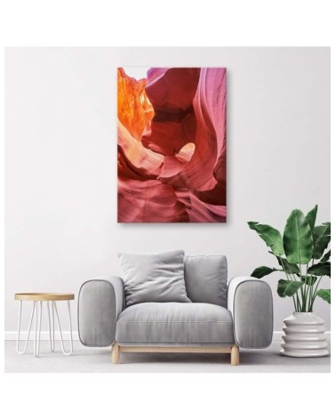 Leinwandbild - Rote Felsen | Feeby