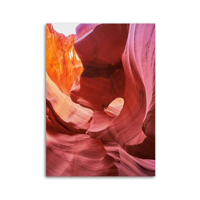 Leinwandbild - Rote Felsen | Feeby