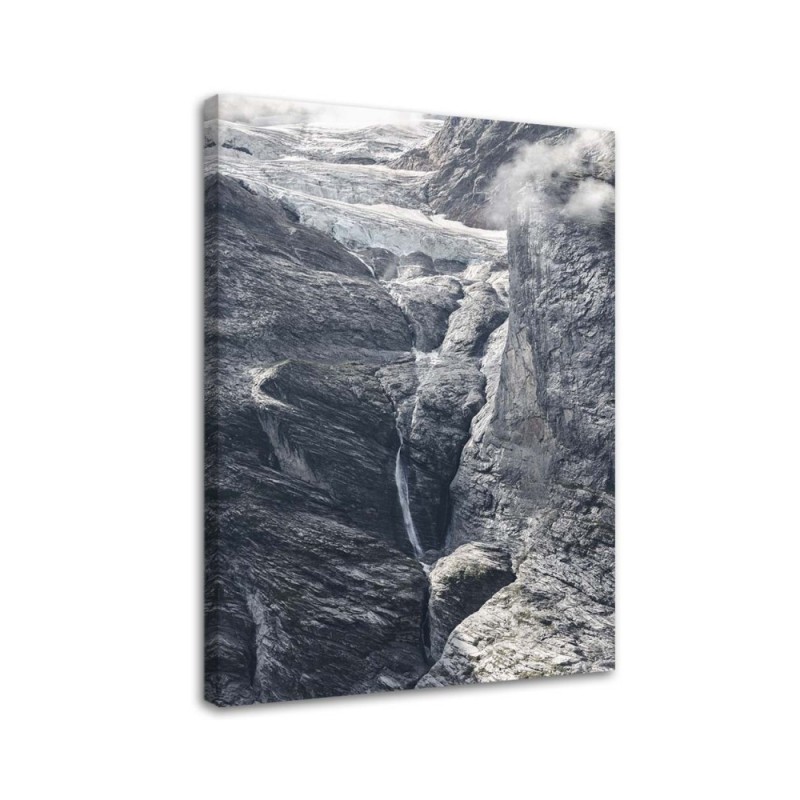 Dekoratives Leinwandbild - Blick auf die Felsen | Feeby