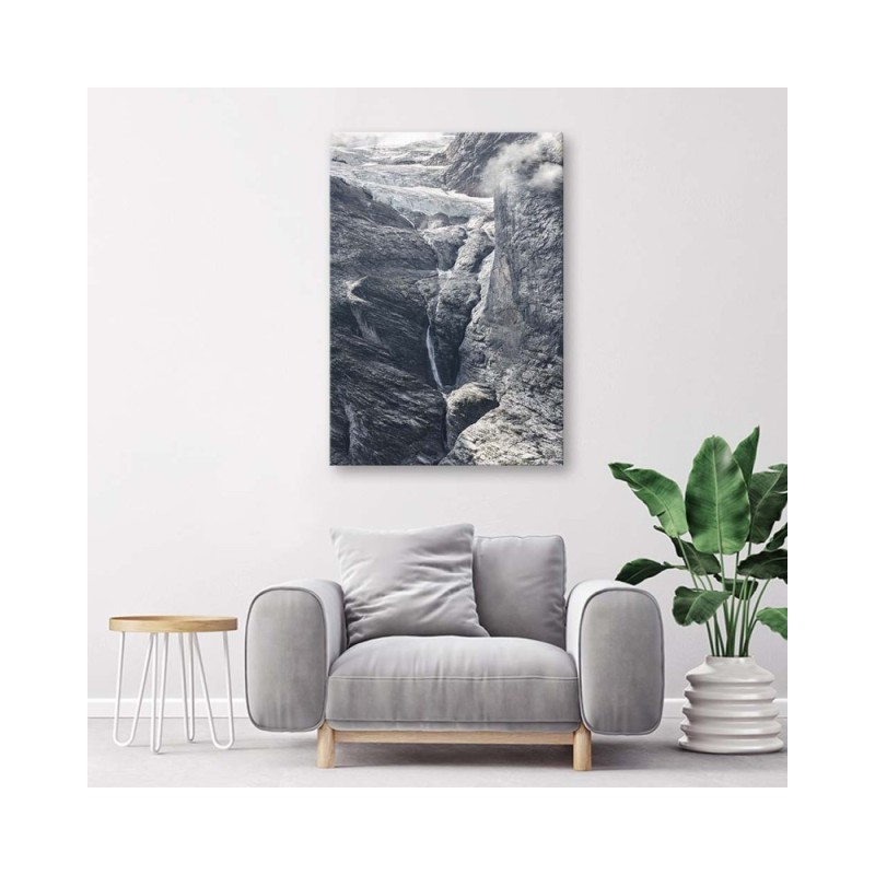 Dekoratives Leinwandbild - Blick auf die Felsen | Feeby