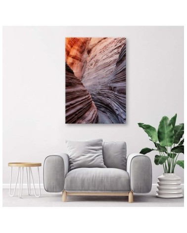 Leinwandbild - Zwischen den Felsen hindurch | Feeby