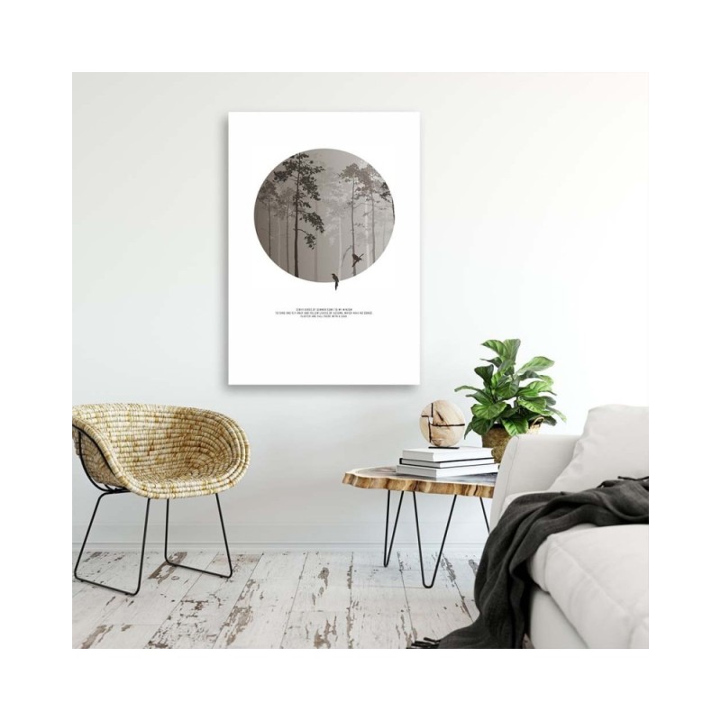 Bild auf Leinwand - Vögel im Wald | Feeby