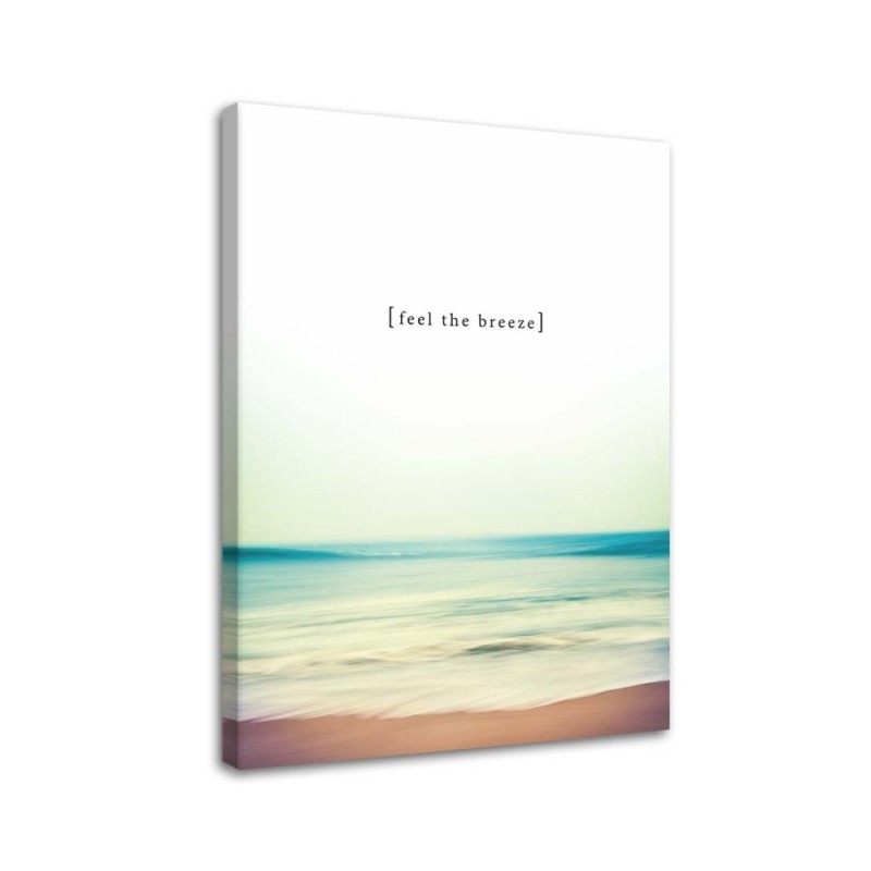 Wandbild für Wohnzimmer - Spüren Sie die Brise | Feeby