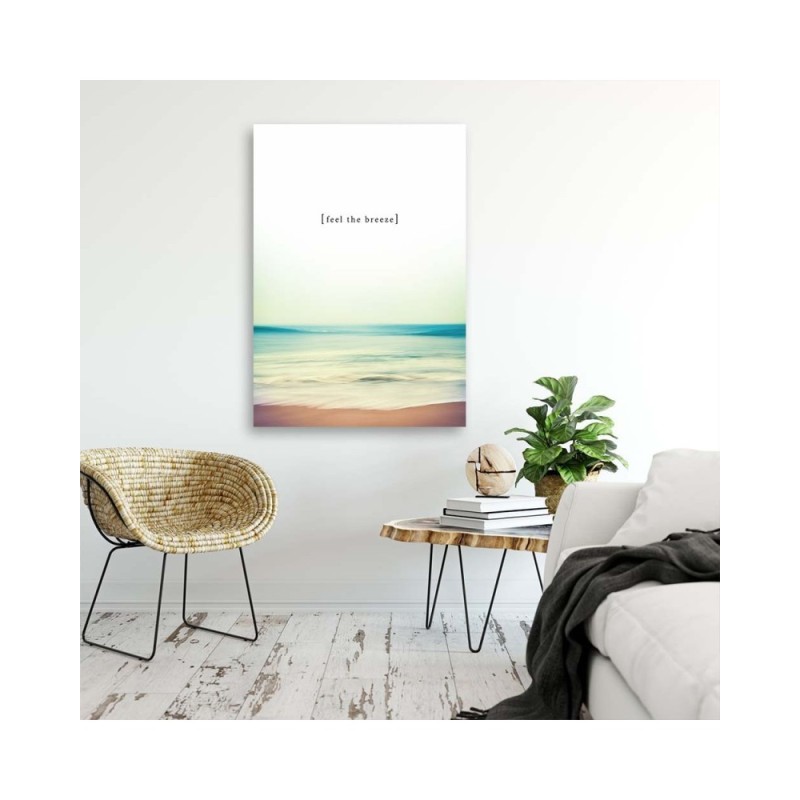 Wandbild für Wohnzimmer - Spüren Sie die Brise | Feeby