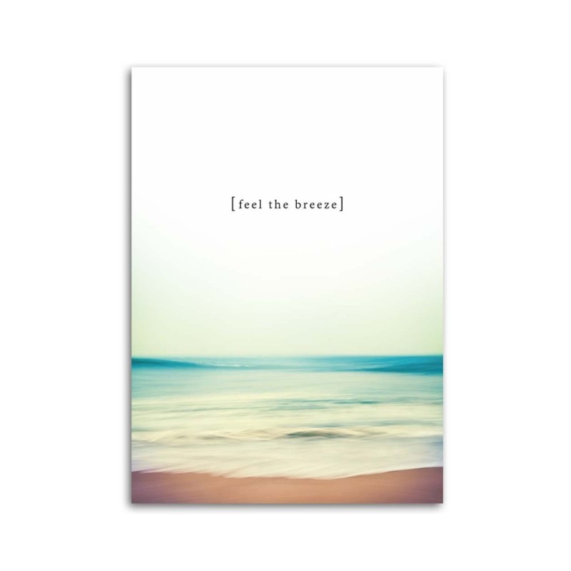 Wandbild für Wohnzimmer - Spüren Sie die Brise | Feeby