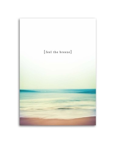 Wandbild für Wohnzimmer - Spüren Sie die Brise | Feeby